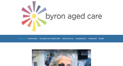 Desktop Screenshot of byronagedcare.com.au