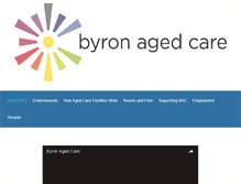 Tablet Screenshot of byronagedcare.com.au